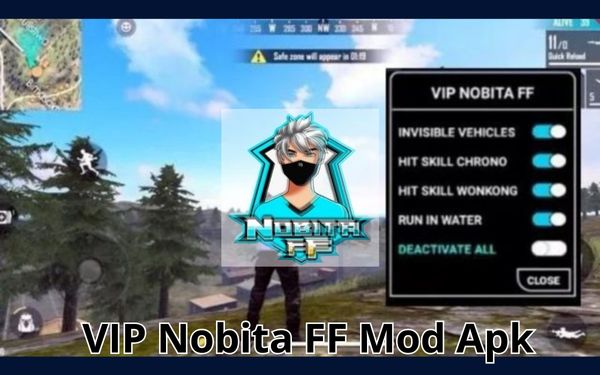 Link Download Dan Spesifikasi Singkat Aplikasi VIP Nobita FF Mod Apk